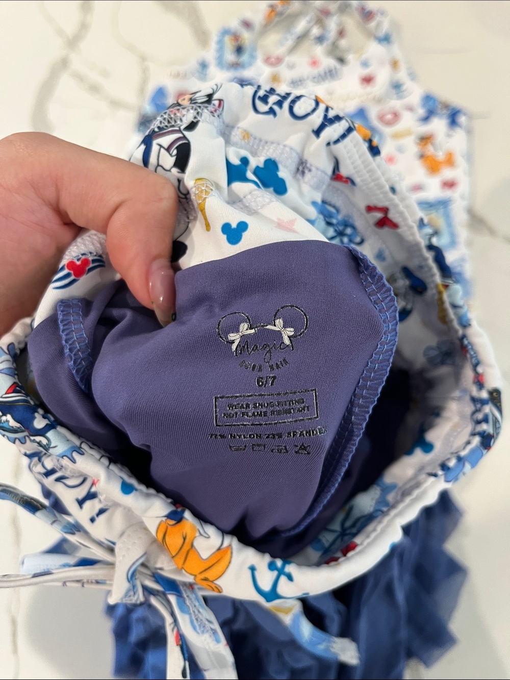 Girls Blue Mickey Set - Picture 2 of 2